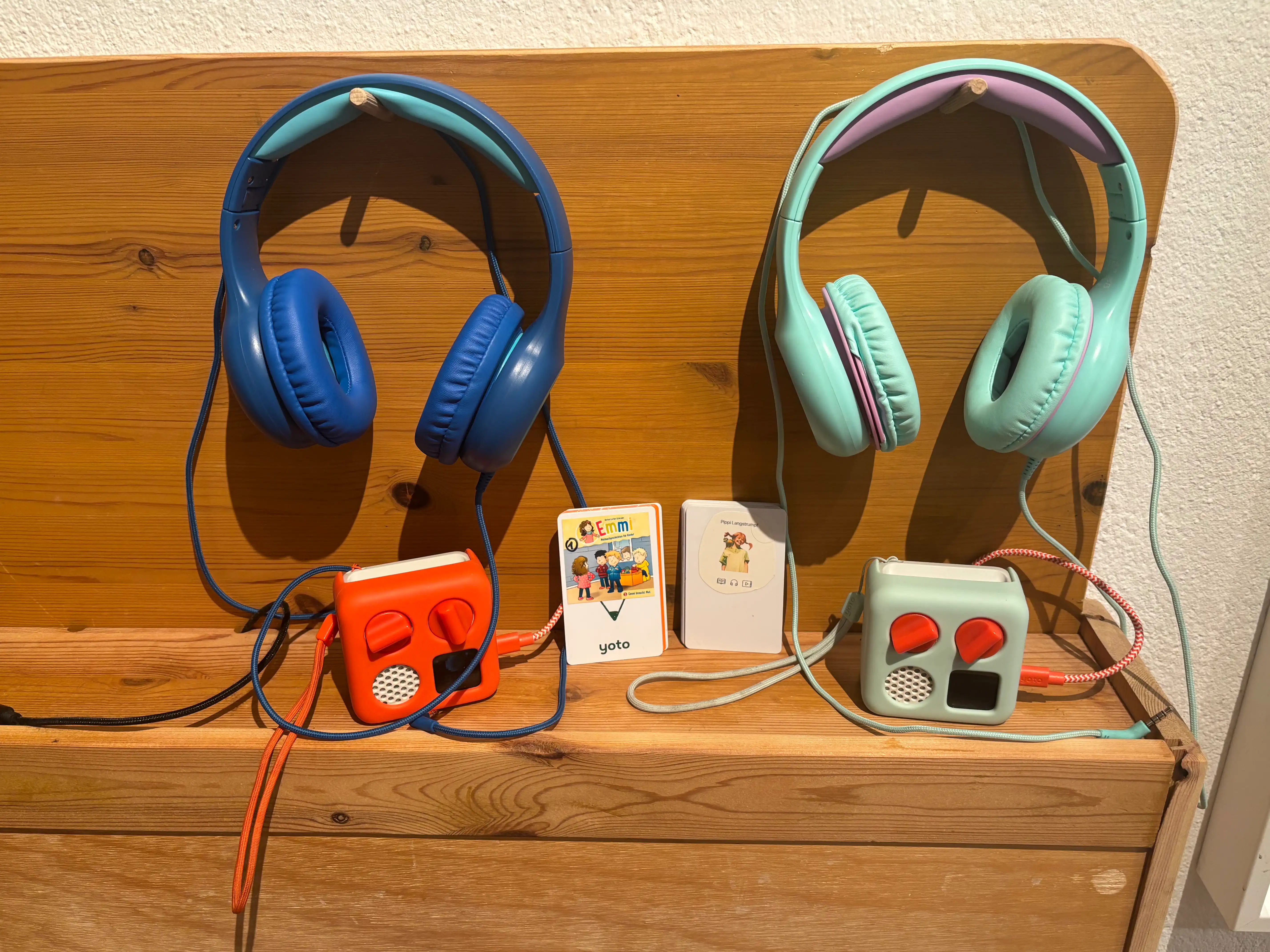 Kid-managed audio station with Yoto